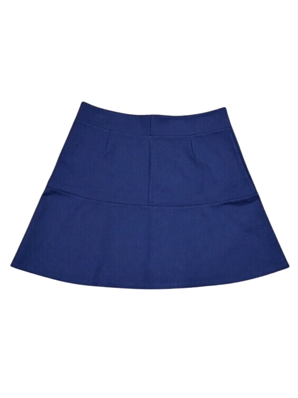 Vineyard Vines Small Blue A-Line Mini Skirt Stretch Pull-on Ponte Elastic Waist